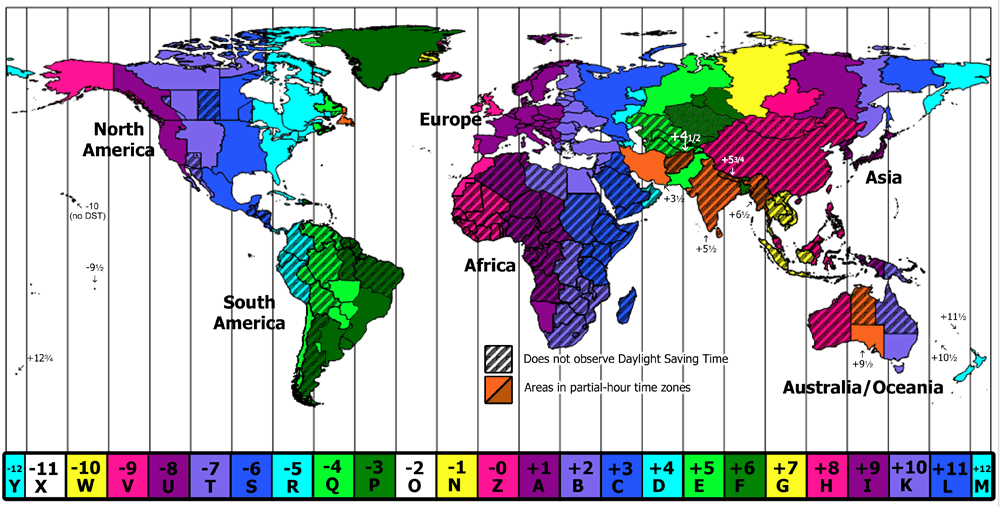 Geo-ICT Training Center, The Netherlands - Participants in various Time Zones